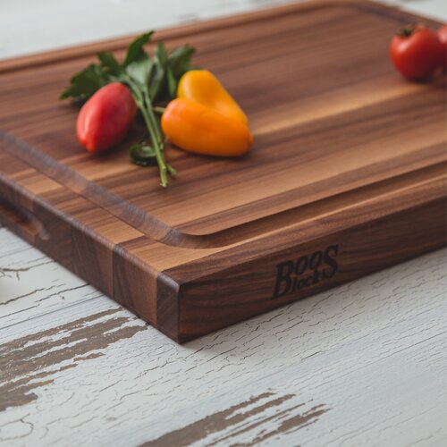 John Boos Reversible Walnut Cutting Board Reviews Wayfair   John Boos Reversible Walnut Cutting Board 